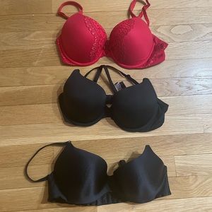 Body by Victoria Victoria’s Secret perfect Shape convertible Red/Black/Black